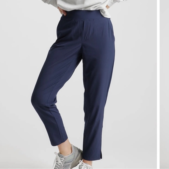 Athleta Pants - NWT Athleta Brooklyn Ankle Pant Navy Blue Size 18